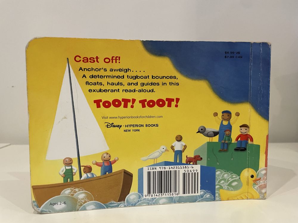 Książka dla dzieci w jezyku angielskim Tugga-Tugga Tugboat