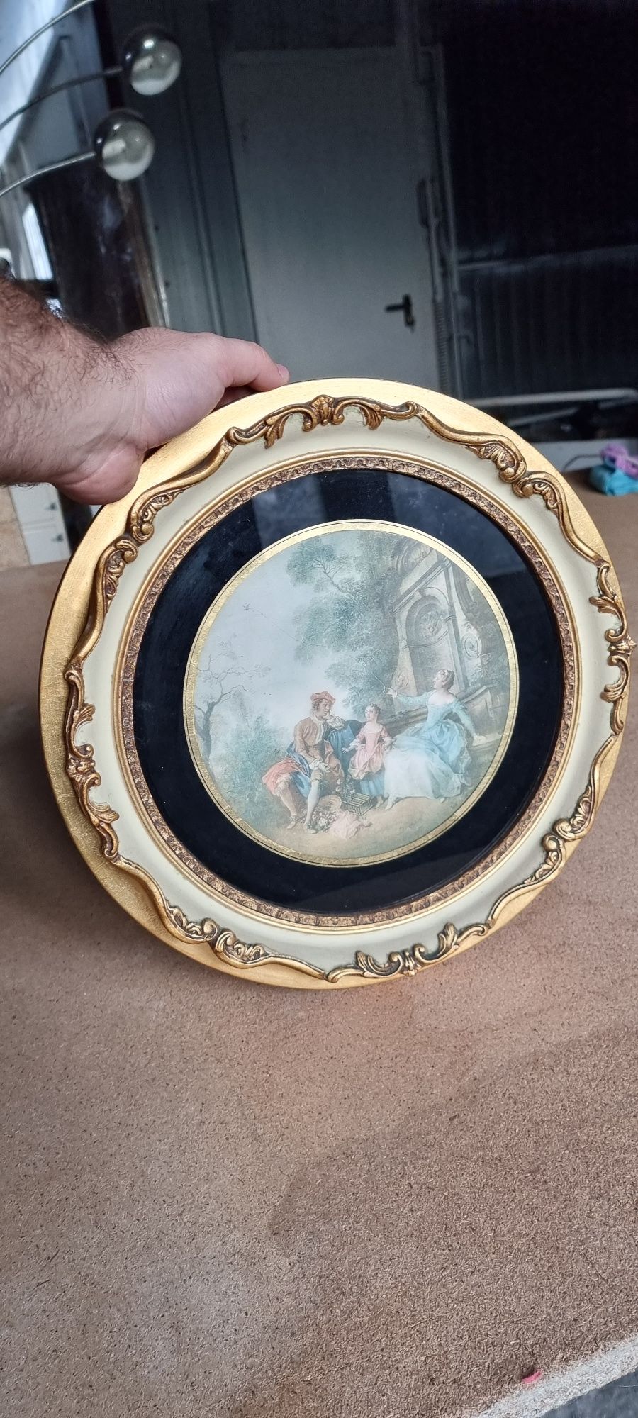 Quadro com pintura de Arthur Leonard Cox