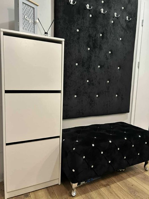 Szafka na obuwie,pufa Glamour