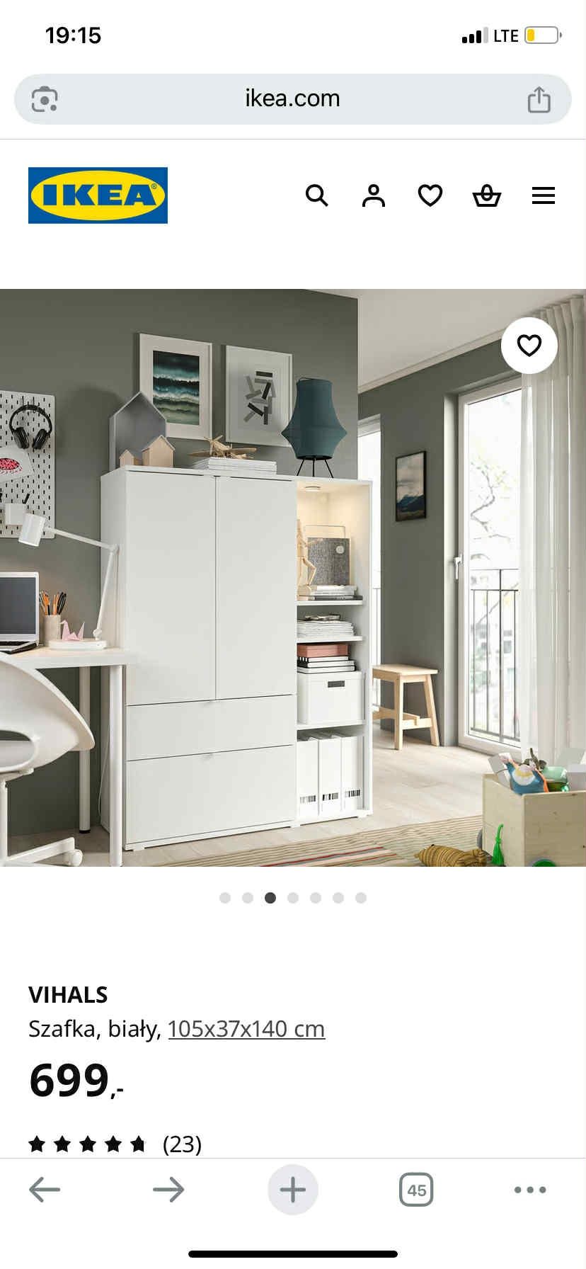 Szafka Ikea vihals