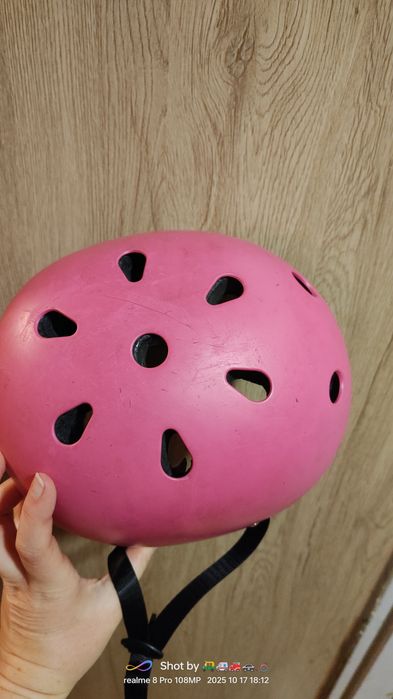 Kask rozmiar S (53-55 cm), różowy
