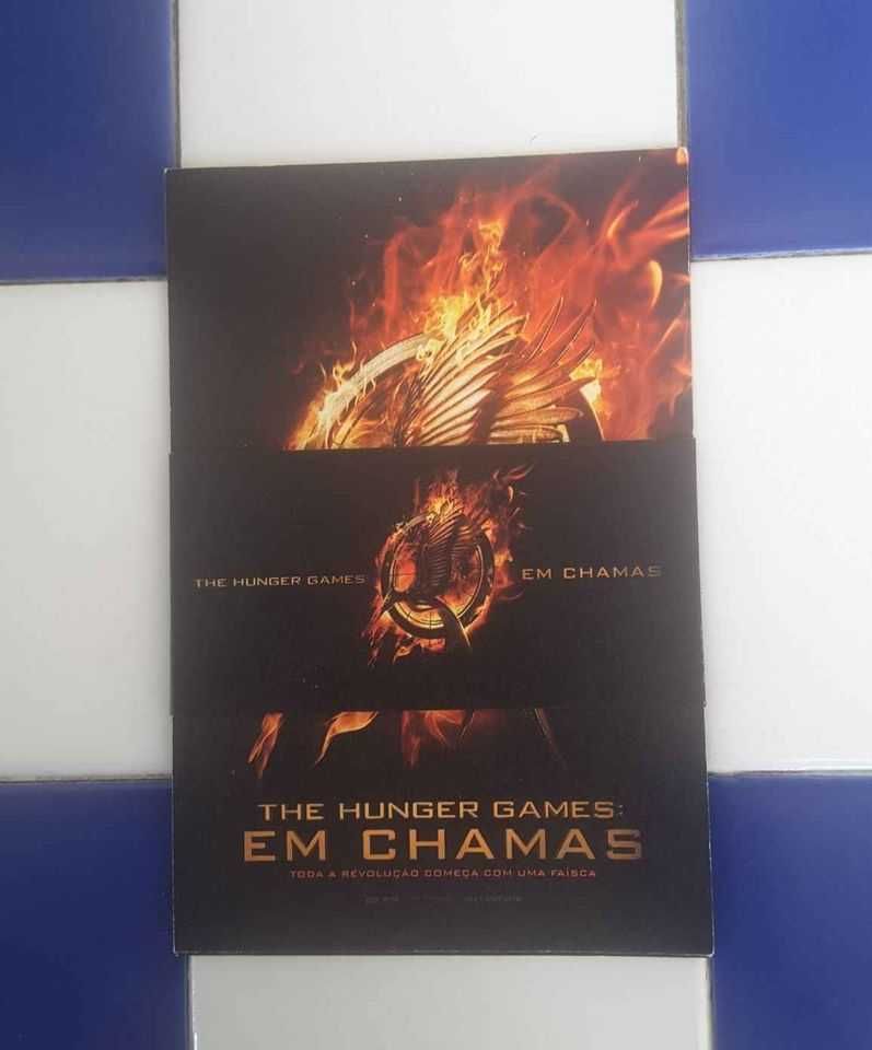 Pack de 4 Postais Promocionais "The Hunger Games - Em Chamas"