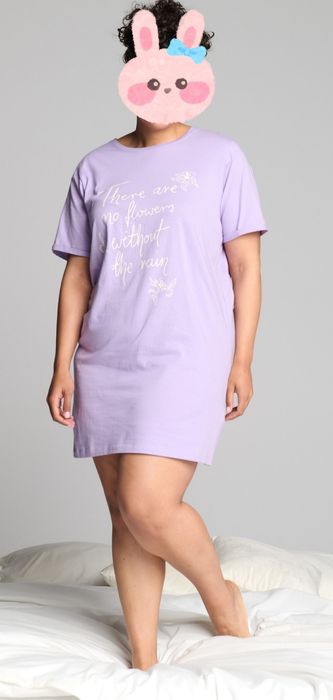 Бавовняна нічна сорочка