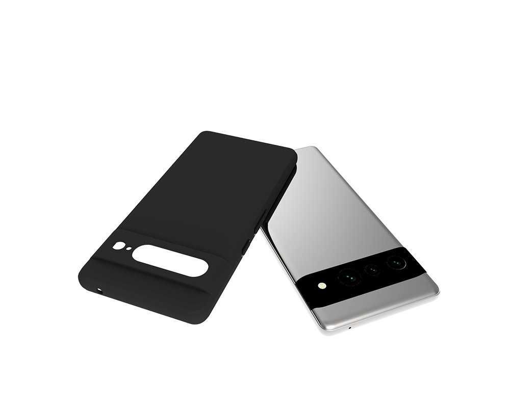 Хит Продаж! Черный силикон для Google Pixel 7 Pro Shell Чохол