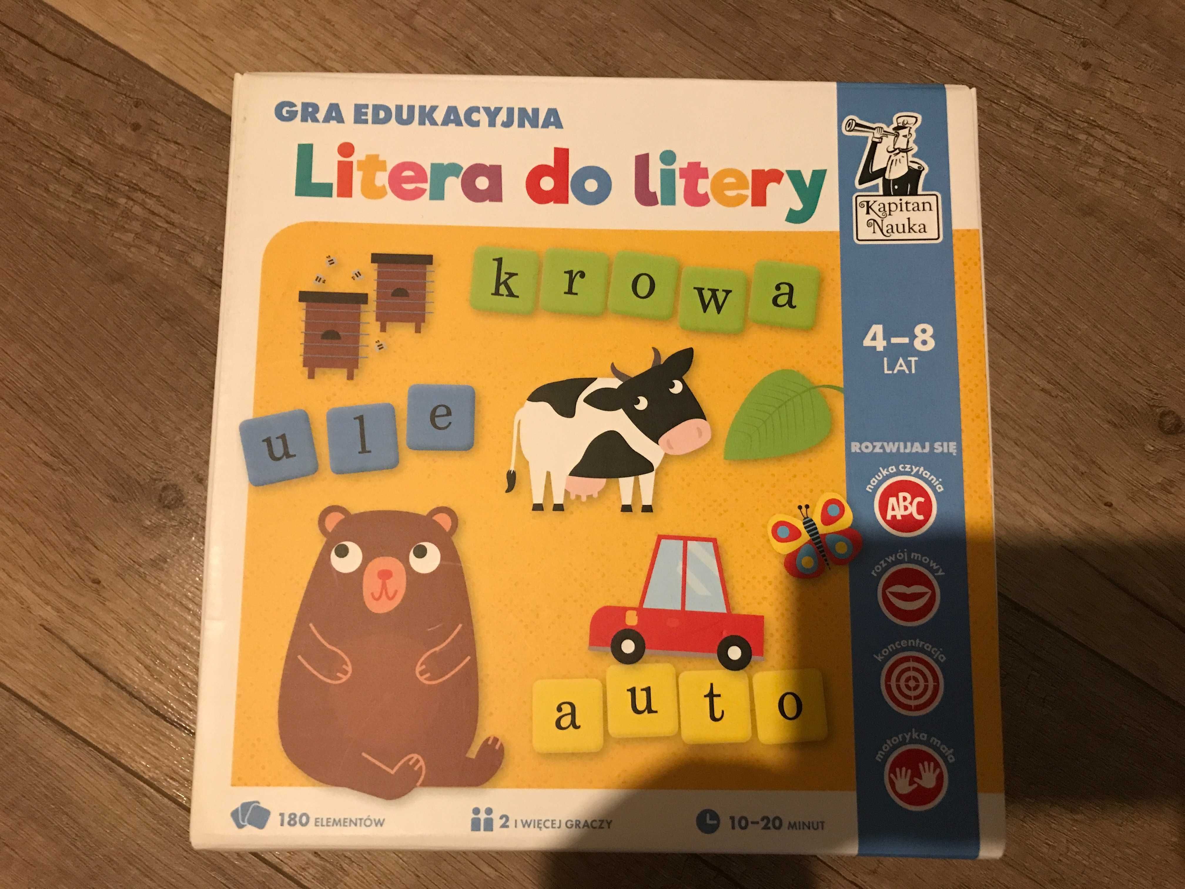 Gra edukacyjna litera do litery