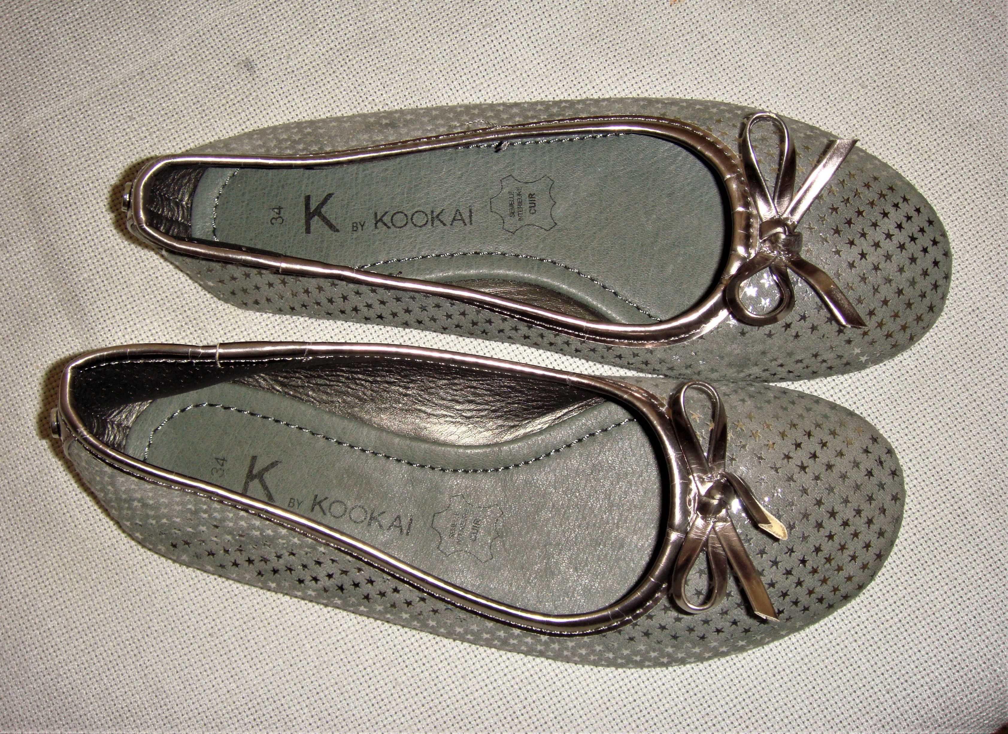 Детские кожаные туфли лодочки KOOKAI 33 стелька 21,5