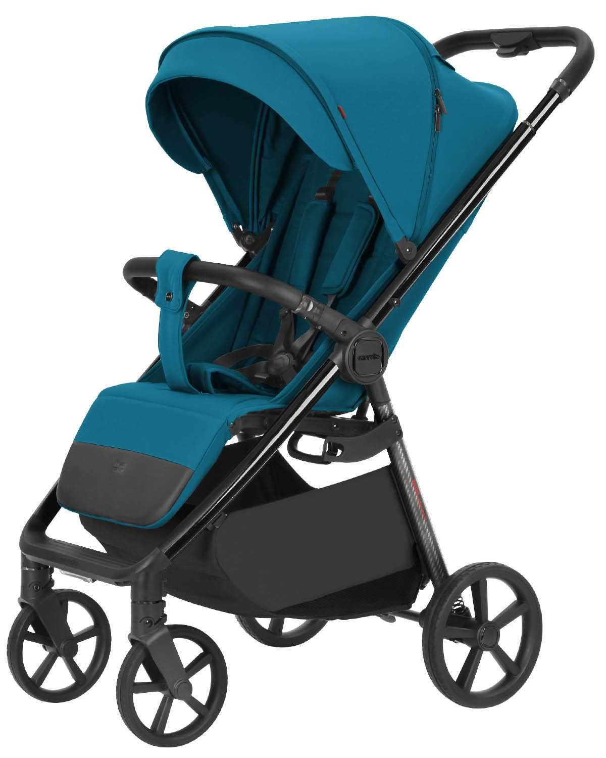 Carrello Bravo Carbon wózek spacerowy + magnetyczne pasy Marlin Blue
