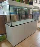 Akwarium 150x50x50 zestaw 375 litrów + szafka + pokrywa aluminiowa