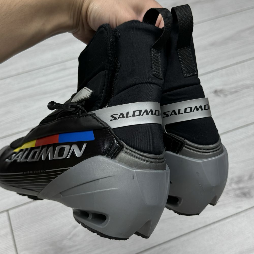 Лыжные Salomon Carbon горнолыжные ботинки лижні карбон лыжи карпаты