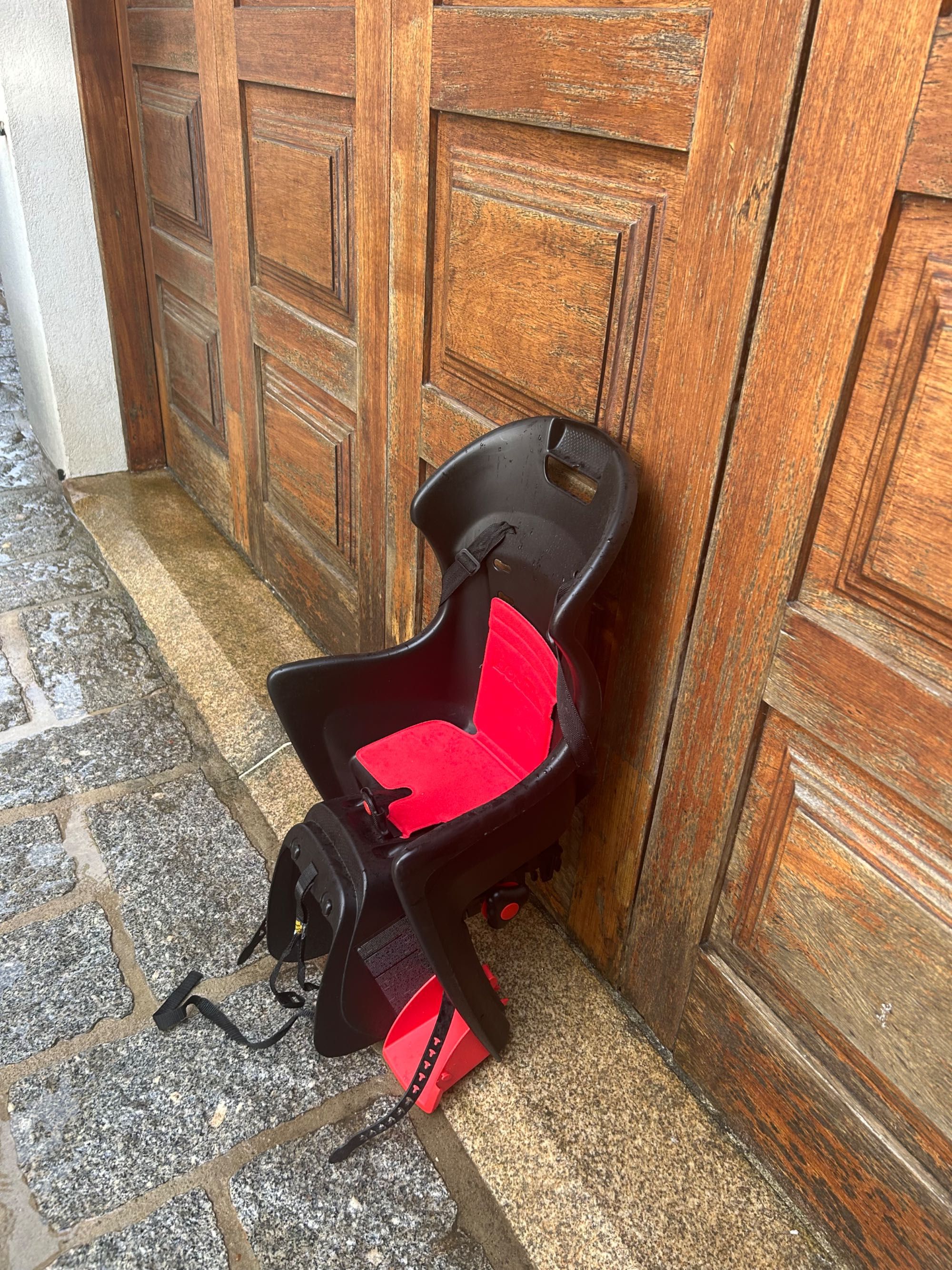 Bicicleta pasteleira coluer + cadeira de bebé