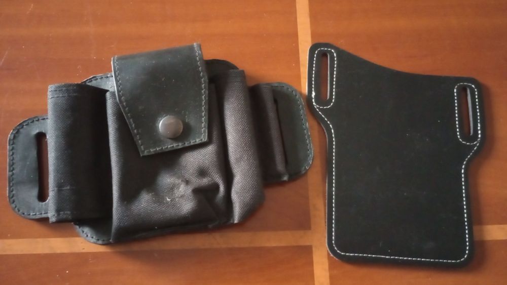 Pokrowce na leatherman surge oraz telefon  skóra/cordura