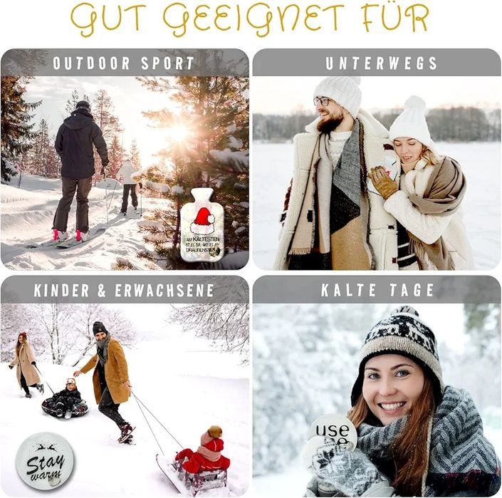 Zestaw 5 ogrzewaczy kieszonkowych do rąk olleeno bezpieczne bez BPA