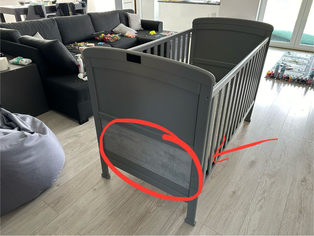 Łóżeczko dziecięce 140x70 stan b. dobry-