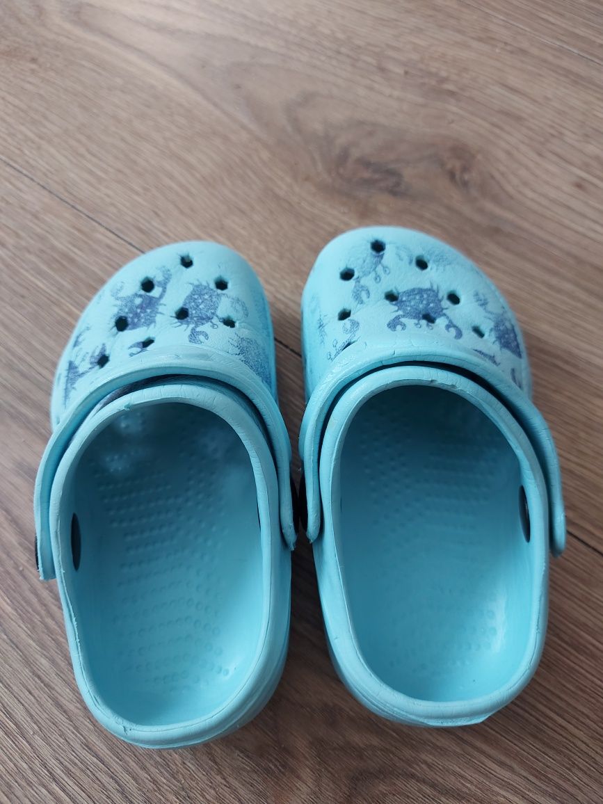 Klapki 22/23 15 cm wkładka ala crocs