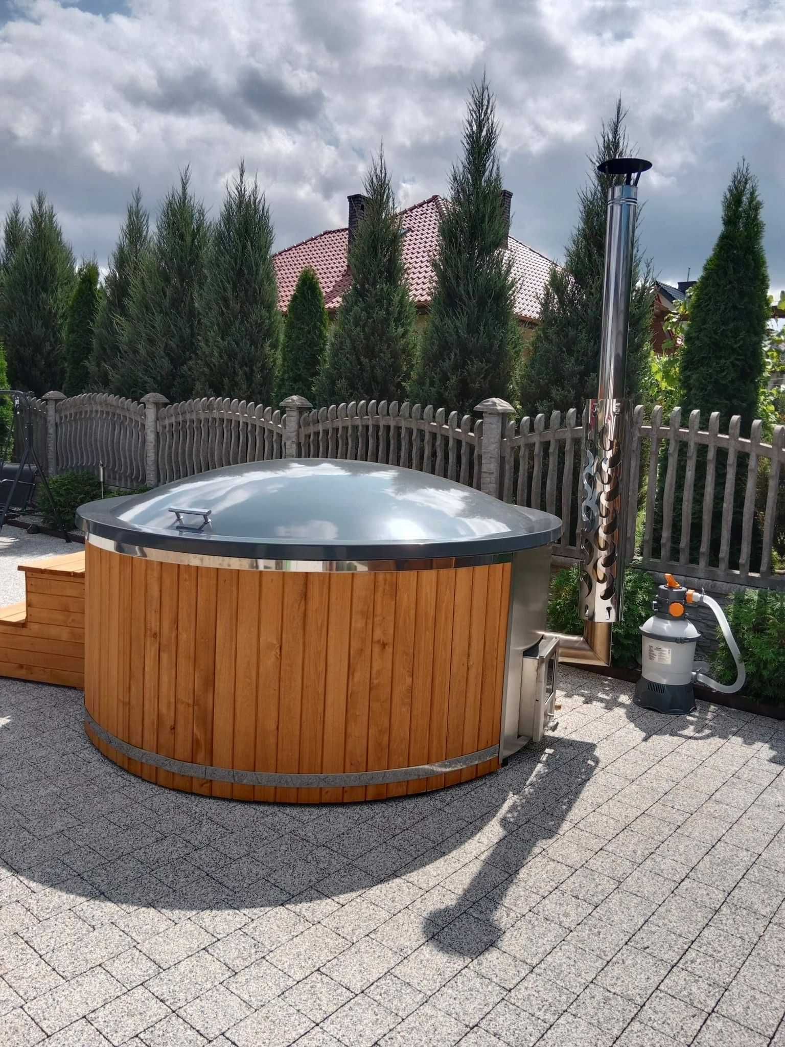 Balia Producent Jacuzzi Sauna Basen Spa Beczka Led