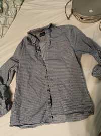 Bawełniana koszula z długim rękawem XL slim fit bawełniana
