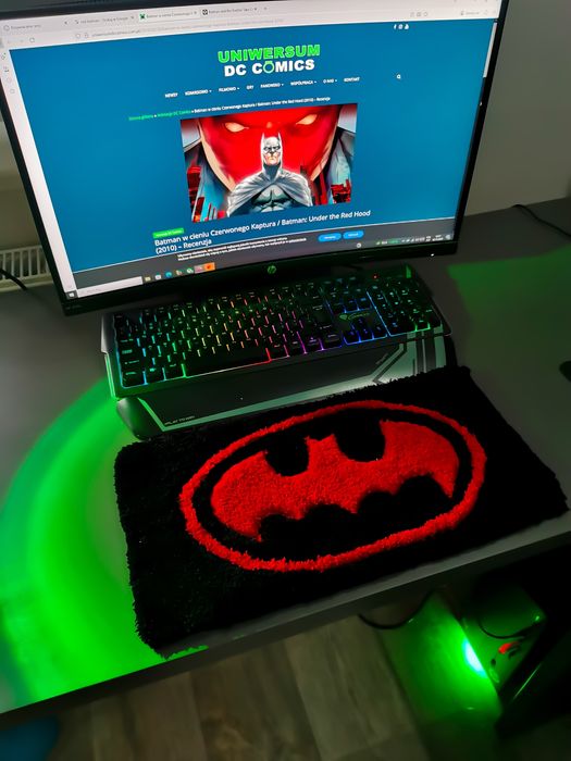 Podkładka pod klawiaturę, tufting