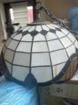 Lampa witrazowa piekny wzor sufitowa