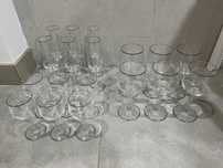 Serviço copos cristal 18 peças