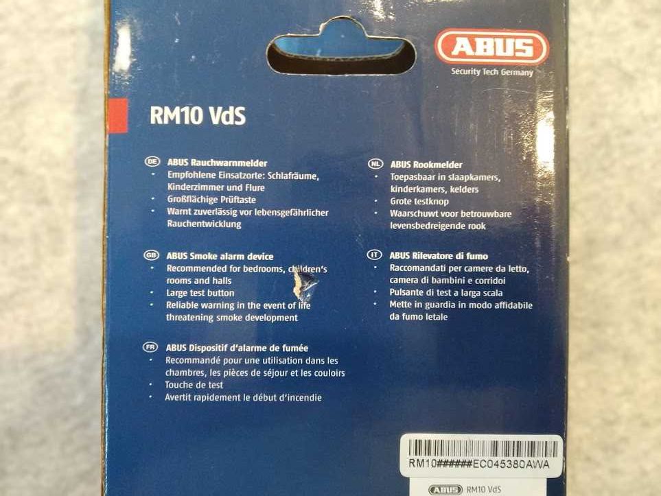 Czujnik czujka detektor dymu ABUS RM10