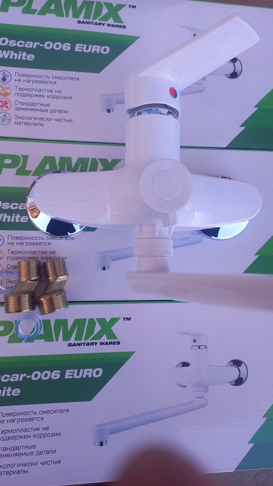 Смеситель/змішувач/кран для ванной PLAMIX 006 EURO из пластика