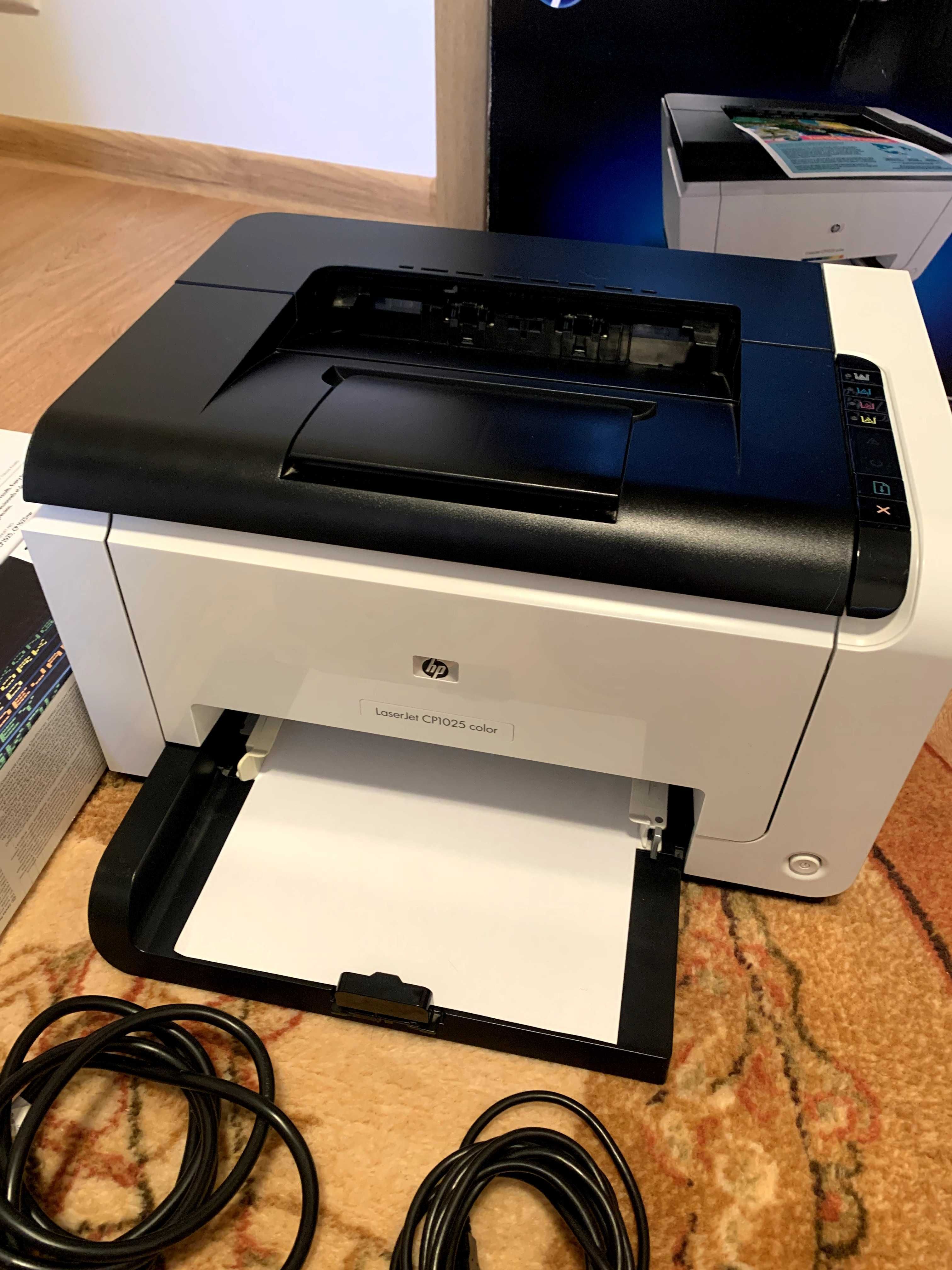 drukarka laserowa hp Laserjet pro CP1025 tonery kolorowe i czarny