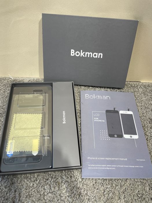 Bokman Wyświetlacz IPhone 6S czarny