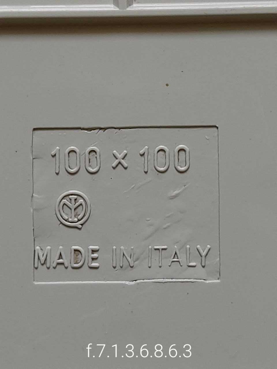 Коробка монтажная для электропроводки 100*100Д (Италия)