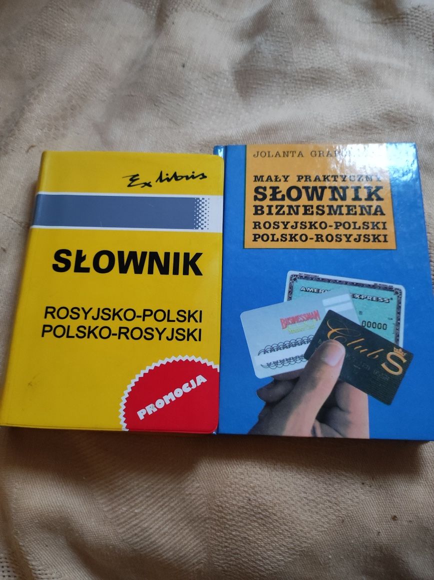 Słowniki Polsko Rosyjskie zestaw