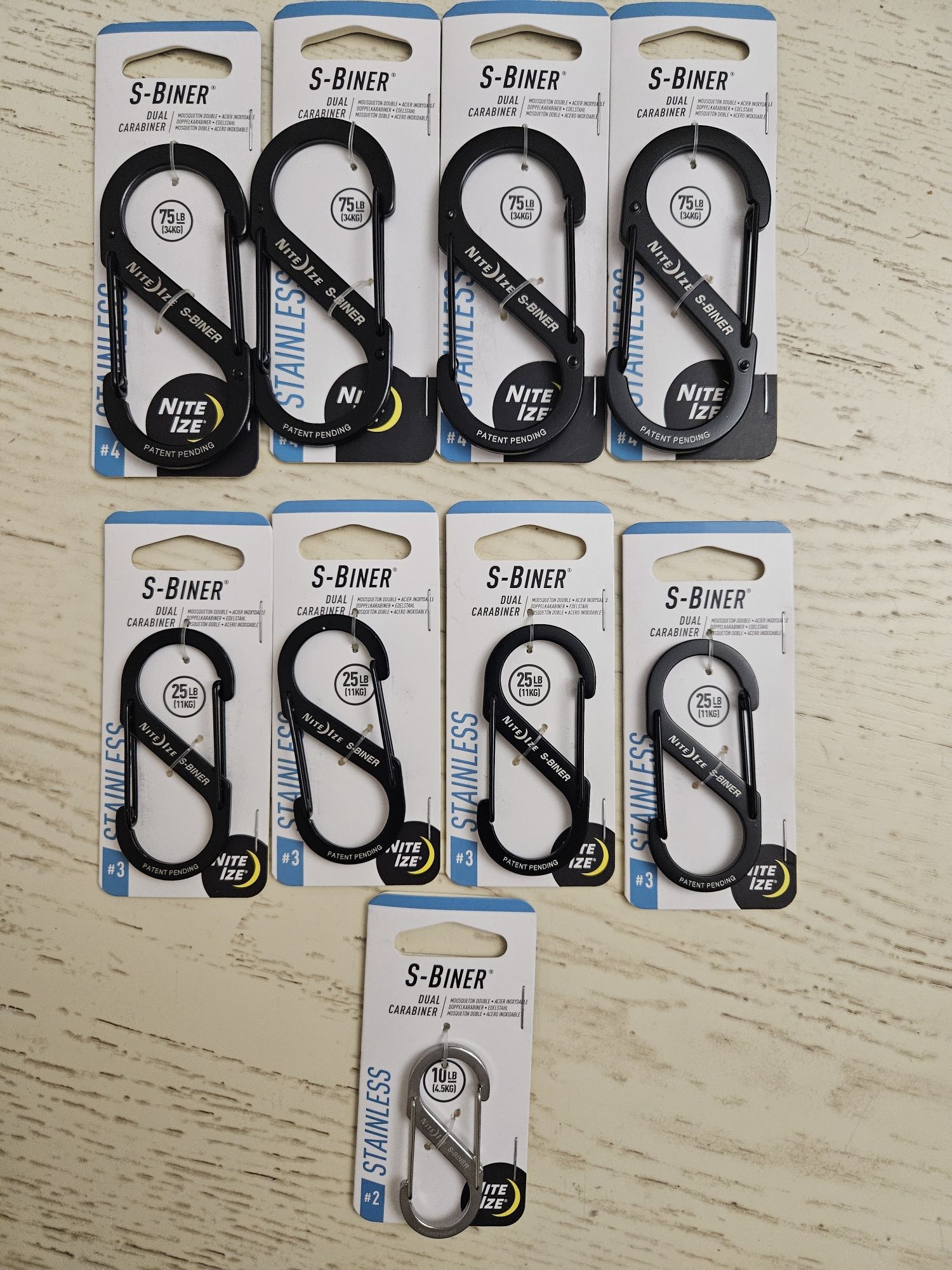 Карабіни Nite Ize G-Series, S-Biner, Ahhh.., DoohicKey+, різні розміри