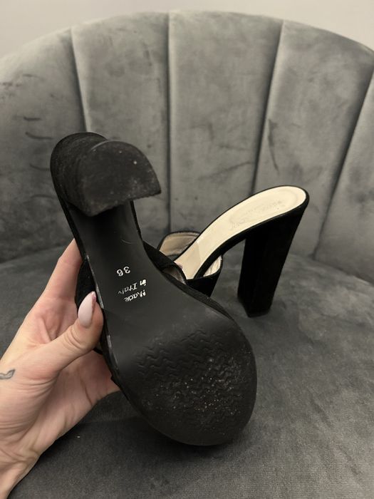 Klapki na słupku prima moda 36