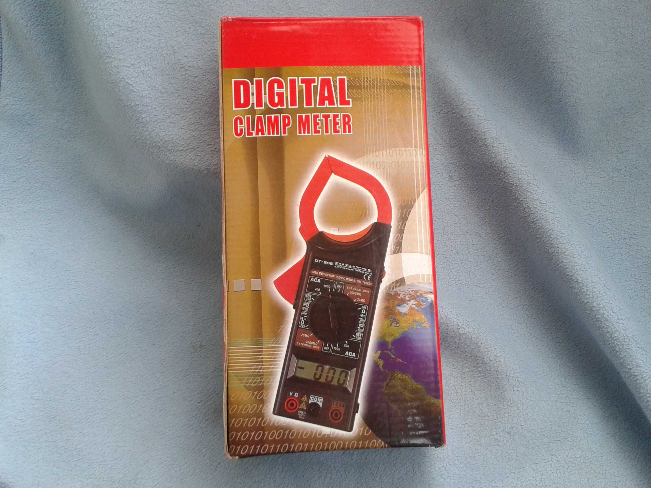 DT-266 Токовые Цифровые Клещи + Мультиметр
