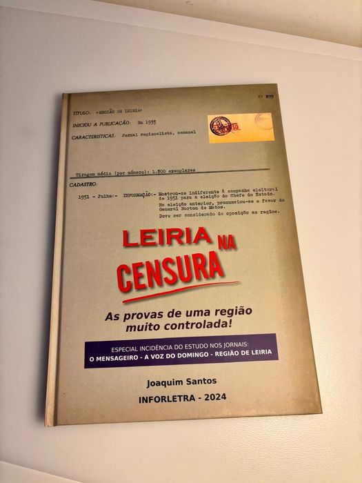 Livro Leiria na Censura