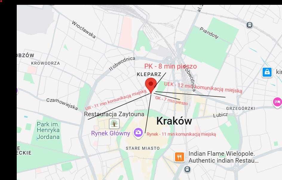Pokój jednoosobowy – ul. Św. Filipa (4) PK, AGH, UEK, RYNEK