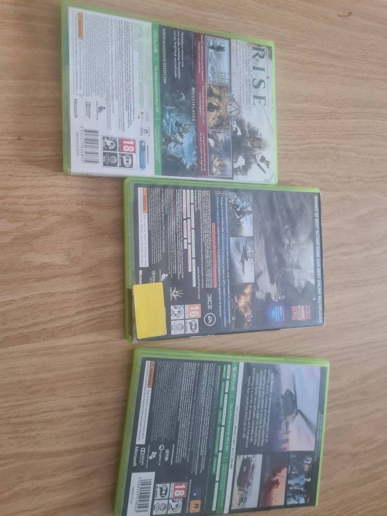 Dwie gry xbox 360 Battlefield, assassin