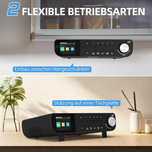 Radio kuchenne sieciowe DAB+ FM Bluetooth LFF LDR113-EU digital radio