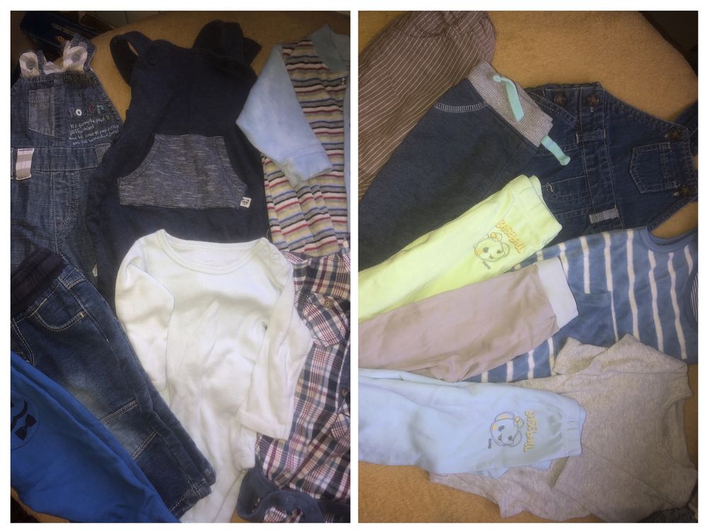 Одяг на хлопчика 3-6 м. чоловічки, штани, комбінезон, повзунки