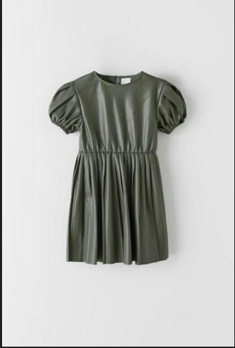 Кожаное платье Zara 13 - 14 или s