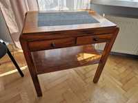 Stół z szufladami drewniany
