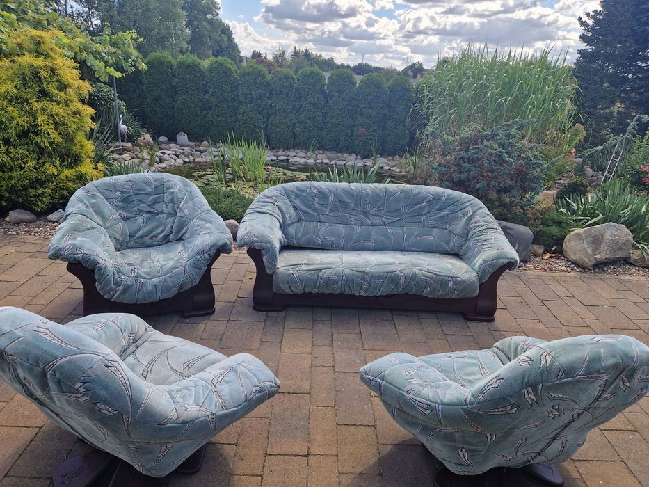 Meble zestaw komplet wypoczynkowy sofa kanapa  fotele fotel