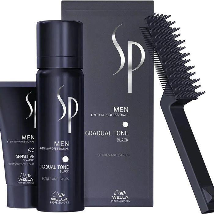 Wella System Professional Men Gradual Tone 60 ml - coloração preta