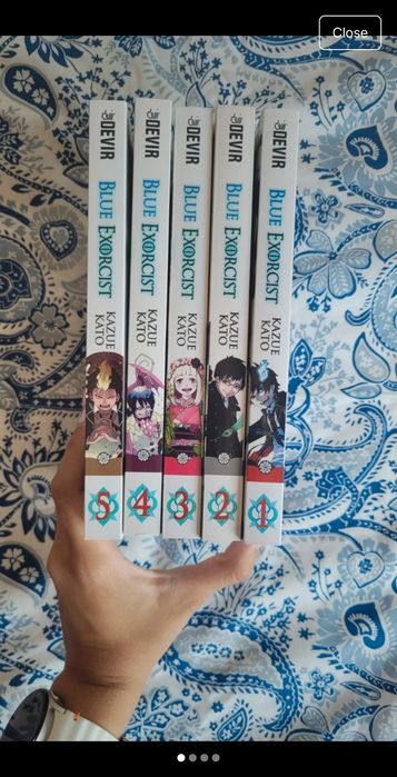 Conjunto mangá Blue Exorcist 1-5