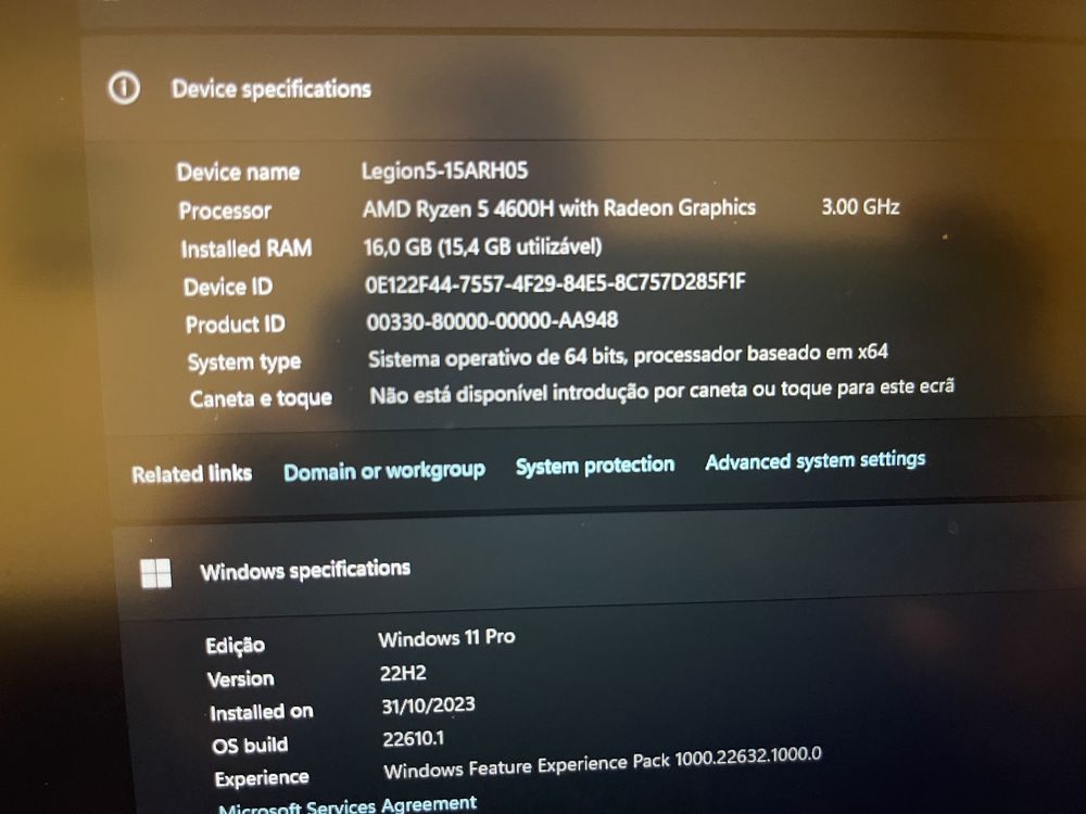 Lenovo Legion 15ARH05