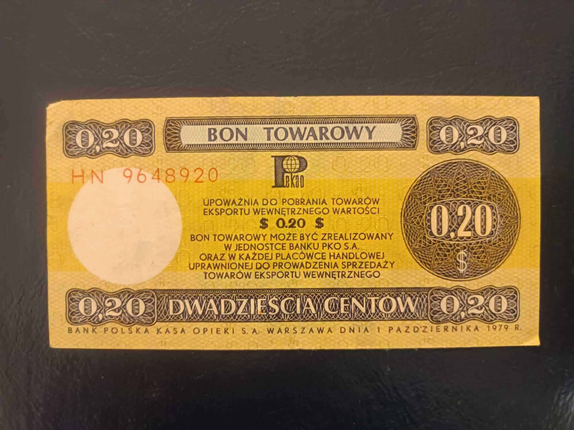Banknoty Zestaw Bonów Towarowych PEWEX