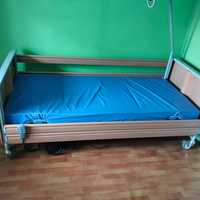 Łóżko rehabilitacyjne elektryczne 3 stopnie regulacji + materac