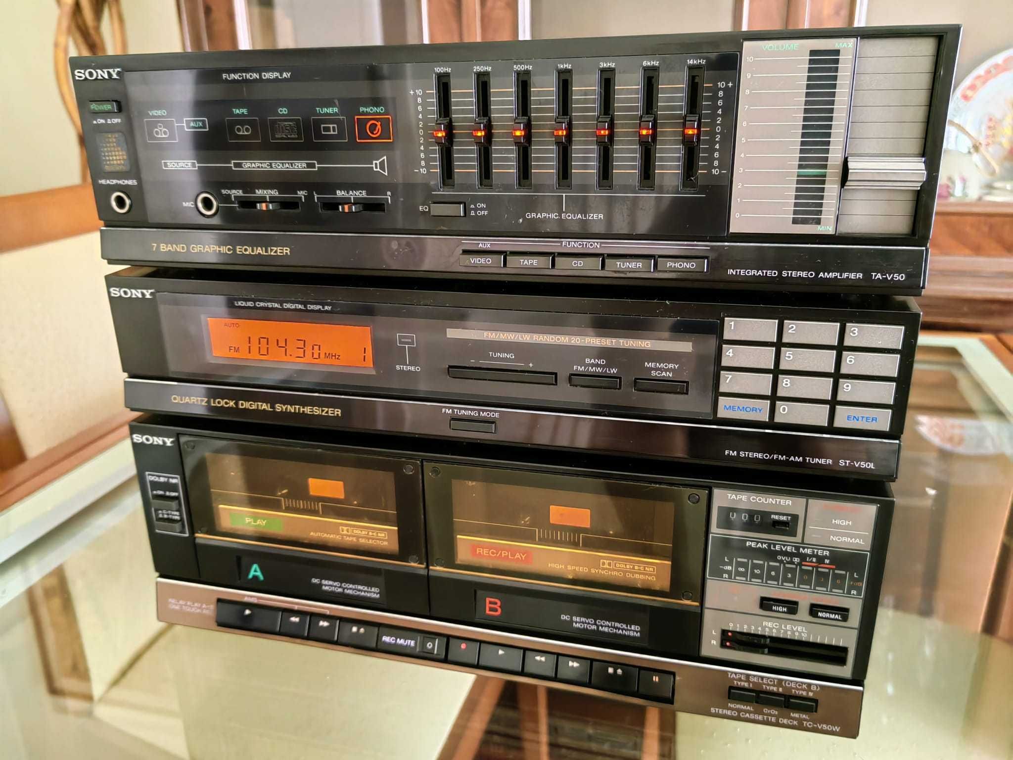 Aparelhagem Sony vintage 80's