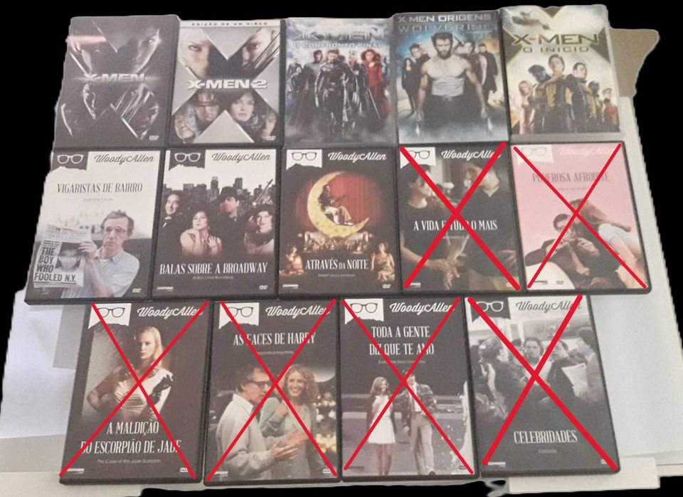 DVD's - Vários - como novos