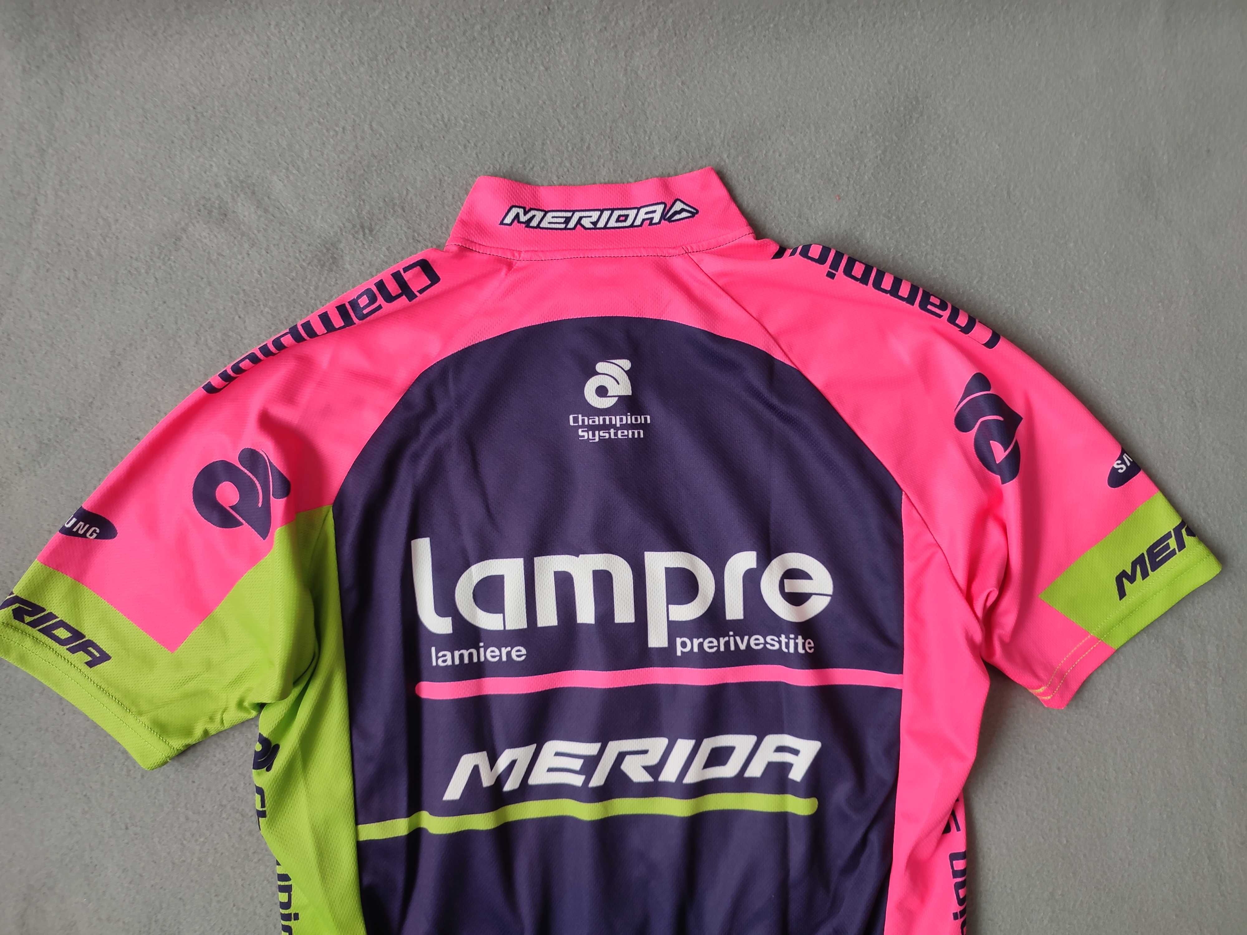 Джерси Merida Lampre р. S, велофутболка Champion System