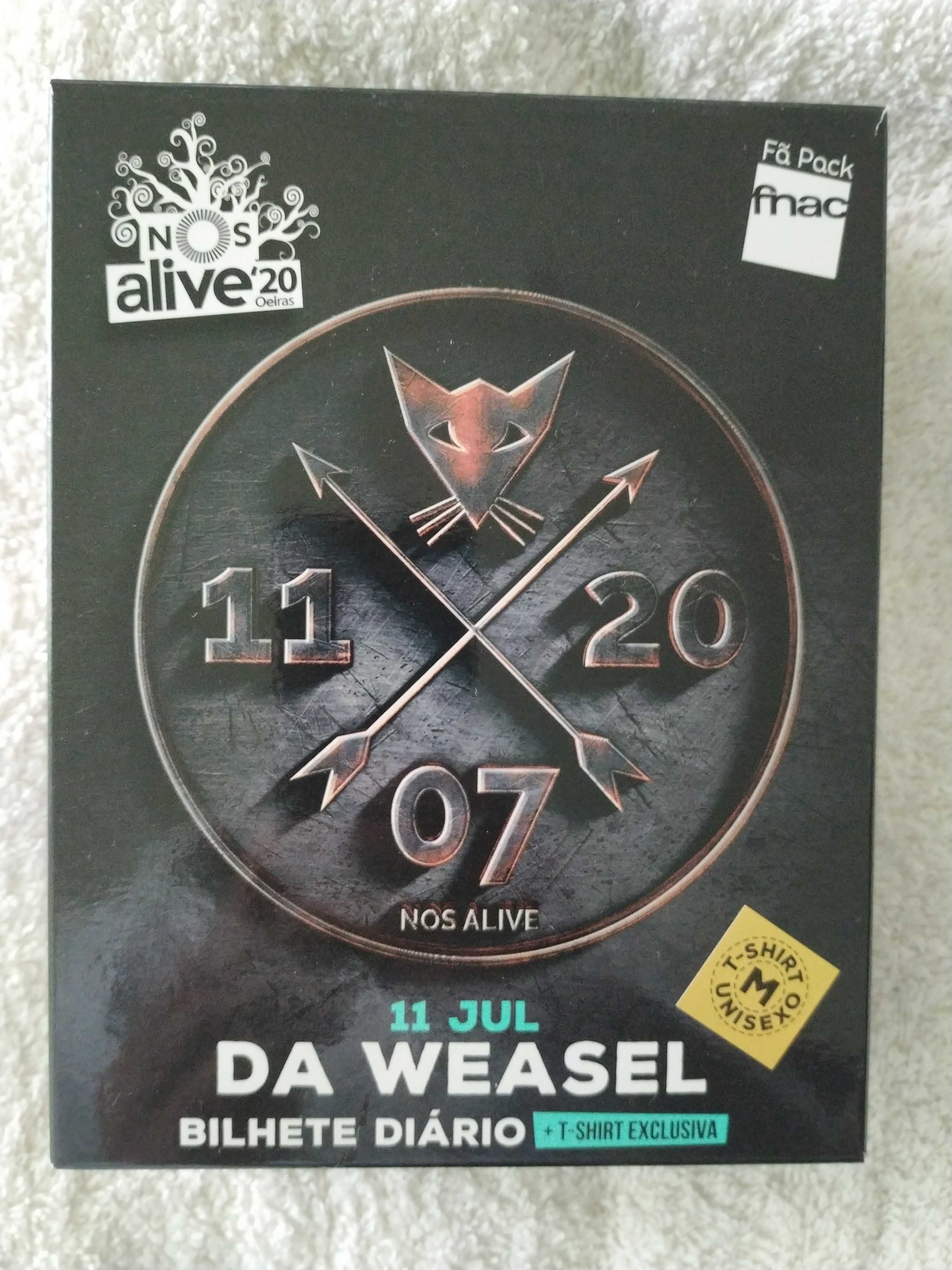 Caixa Fã FNAC NOS ALIVE Da Weasel