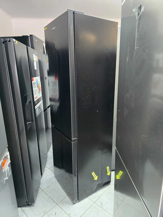 OUTLET nowa Lodówka Gorenje NRK620EABXL4  200 cm Czarna F1